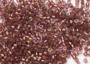 Бисер Япония MIYUKI Delica цилиндр 10/0 5 г DBM-0103 золотой красный блеск
