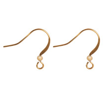 " Zlatka" Швензы для бисера DH- 01/ 10 15 мм 10 шт №01 под золото