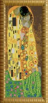 "Поцелуй" (Г.Климт) Рисунок на ткани