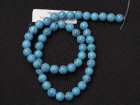 Бусины Бирюза прессованная 6 мм